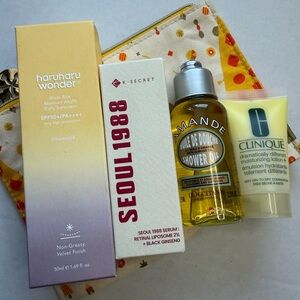 The Ultimate Glass Skin & Glow Set Haruharu, K Secret, Clinque, L'Occitane